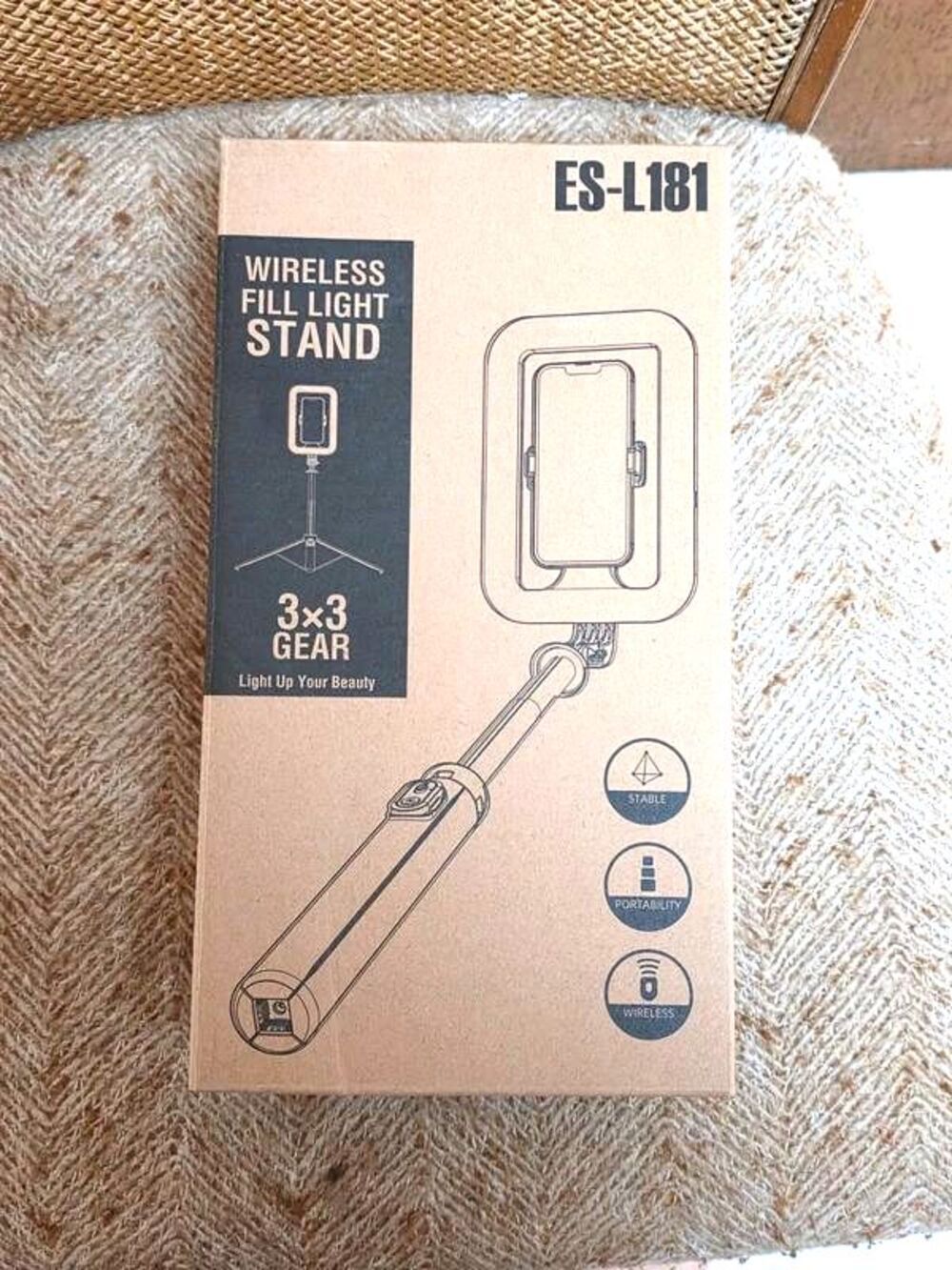 Wireless LED Ring Light Tripod Stand with Extendable Selfie Stick & Remote